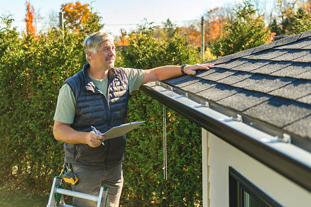 Professional Roof Inspection technician working in Holyoke, MA